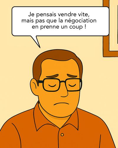 Le vendeur, convaincu, opte pour le mandat exclusif et reprend confiance dans le processus de vente