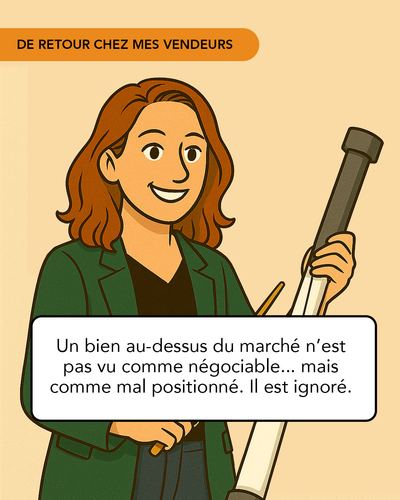 Le couple observe avec inquiétude que le bien est en ligne depuis des semaines sans retour, alors qu'ils pensaient recevoir des offres avec lesquelles négocier